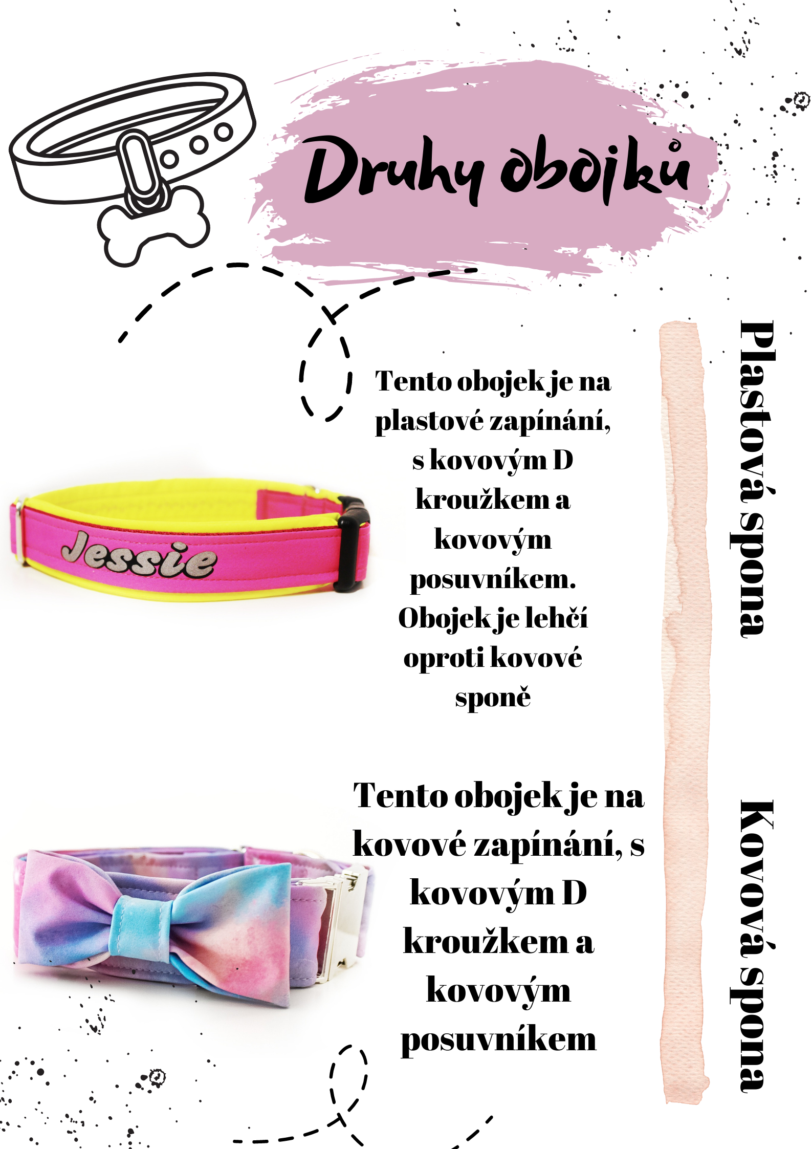 Druhy obojků